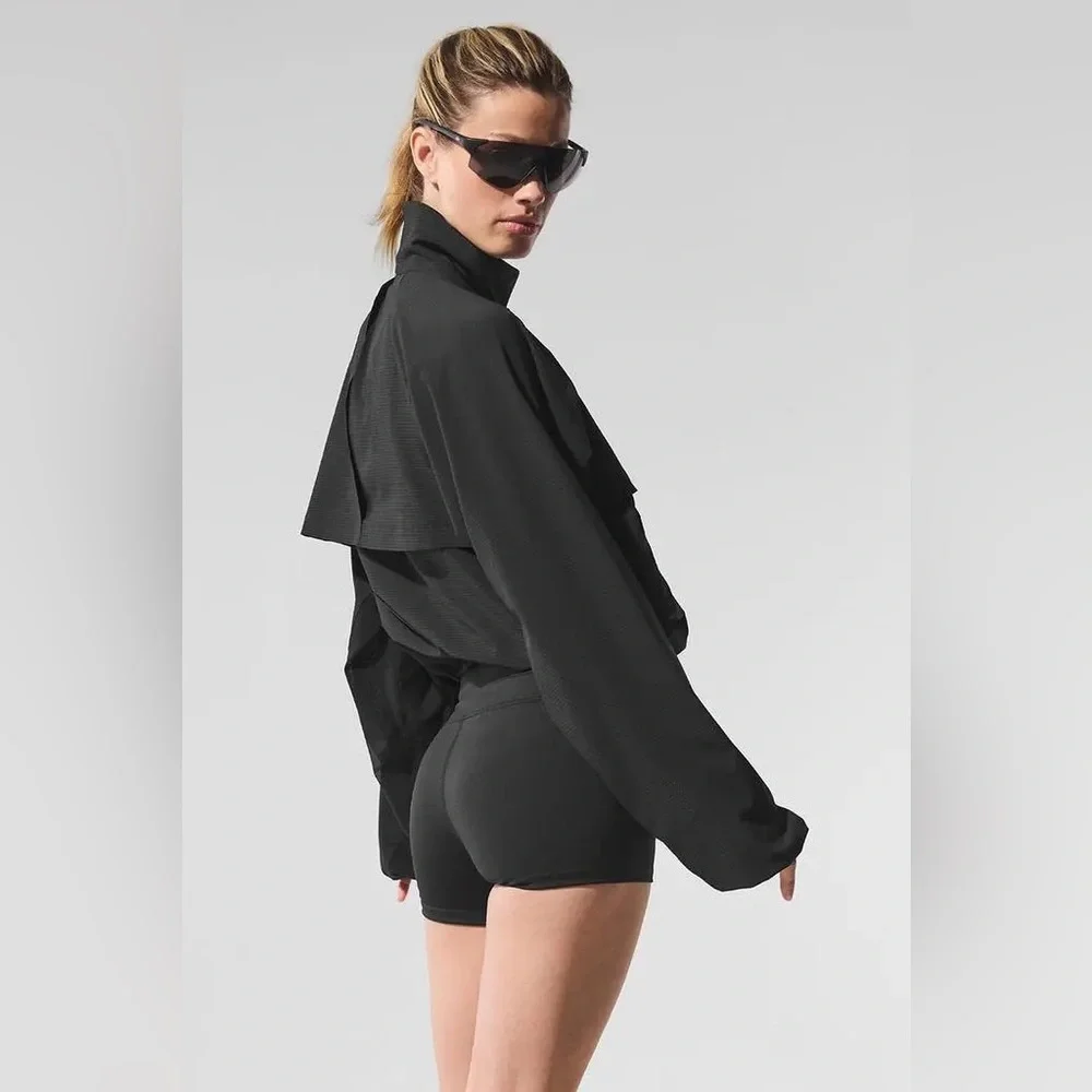 Alo Yoga Sport Star Full Zip Jacket Black S